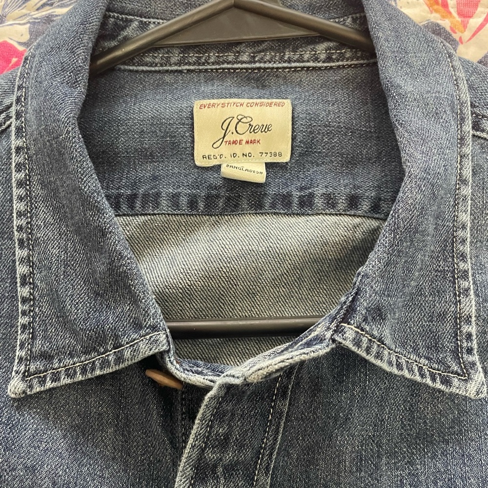J. Crew Blue Denim shirt